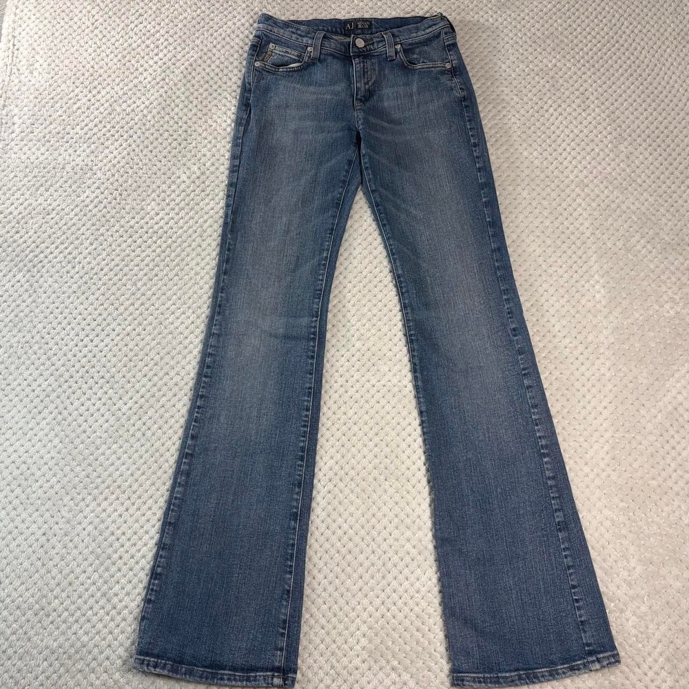 Vintage armani jeans low rise flare jeans size 26 womens